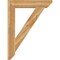 Ekena Millwork Traditional Slat Rough Sawn Bracket, Western Red Cedar, 6"W x 36"D x 48"H BKT06X36X48TRA06RWR - alternate 4